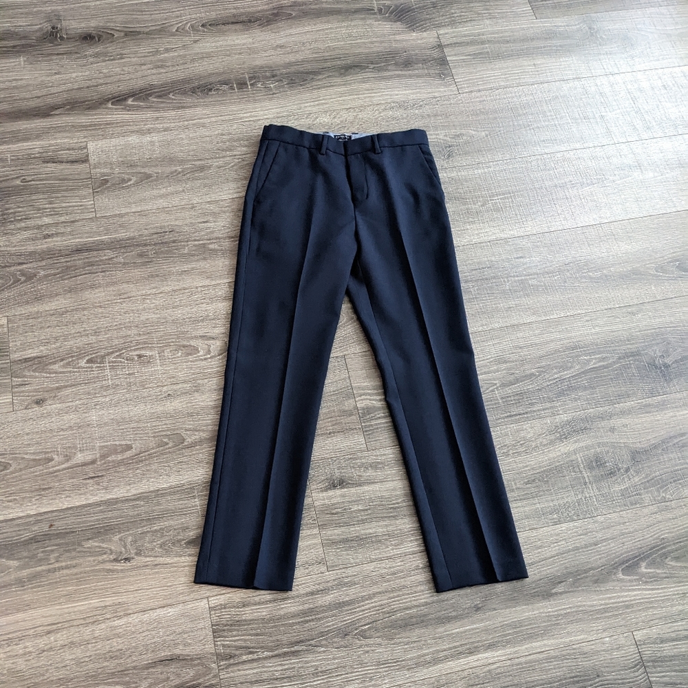 JCrew Boys' Thompson suit pant in wrinkle-resistant wool, navy, new without tags